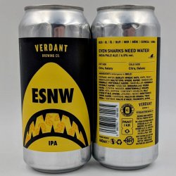 Verdant Brewing Co Even Sharks Need Water