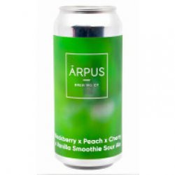 Ārpus Brewing Co. Blackberry X Peach X Cherry X Vanilla Smoothie Sour Ale Ārpus Brewing Co. Blackberry X Peach X Cherry X Vanilla Smoothie Sour Ale