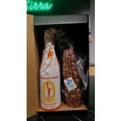 De Glazen Toren Ondineke Tripel 75 + Salame artigianale tipico bergamasco stagionato in cantina - Passione Birra