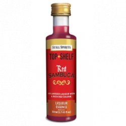 Aromatizante still spirits  Top Shelf red Sambuca 50 ml - El Secreto de la Cerveza