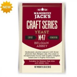 Levadura MANGROVE JACK’S M47 Belgian Abbey - Family Beer