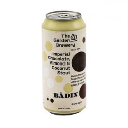 The Garden Brewery collab Bådin  - Imperial Chocolate, Almond & Coconut Stout - Bierloods22