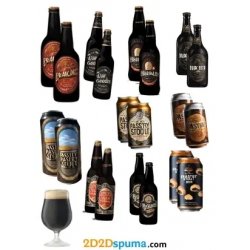 Pack 20 cervezas Negras y Copa de Degustación - 2D2Dspuma