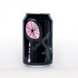 Omnipollo  The Veil - Tefnut Marshmallow Pass Out - 10% Triple Fruited Imperial Gose w Marshmallow & Squid Ink - 330ml Can - The Triangle