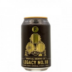 Frontaal – Legacy No.18 - Rebel Beer Cans