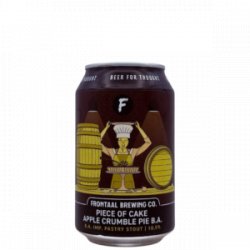 Frontaal – Piece of Cake ‘Apple Crumble Pie’ B.A. - Rebel Beer Cans