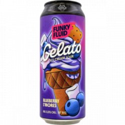 Funky Fluid – Gelato: Blueberry S’mores - Rebel Beer Cans