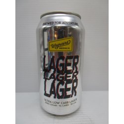Wayward - Lager Lager Lager Ultra Low Carb 4.5% 375ml - Grape & Grain