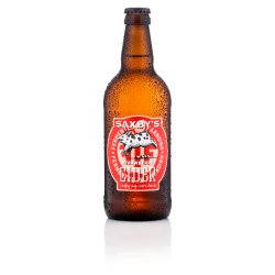 Saxbys Strawberry Cider (Sparkling) Case of 12 Bottles 3.4% ABV - Saxby’s Cider