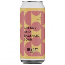 Heyday Cherry & Balsamic Sour 440mL - The Hamilton Beer & Wine Co