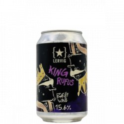 LERVIG – King Rufus - Rebel Beer Cans