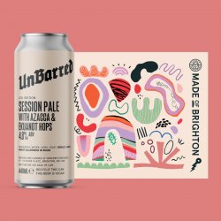 Unbarred, Session Pale with Azacca & Ekuanot Hops, Pale Ale, 4.8%, 440ml - The Epicurean