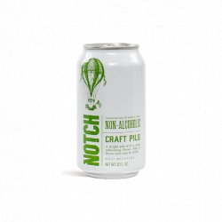 NOTCH NA-Pils – Non-Alcoholic Pils-Style Brew – 12oz - Proofnomore