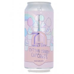 Vault City Brewing Cotton Candy Cupcakes