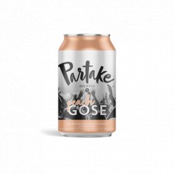 Partake PEACH GOSE - Non-Alcoholic Craft Beer - 12oz - Proofnomore