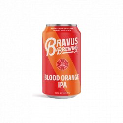 Bravus Brewing – Non-Alcoholic Blood Orange IPA  – 12oz - Proofnomore