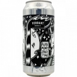 Verdant Brewing Co. – People, Money, Space, Time - Rebel Beer Cans