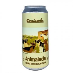 Península Animalada Double Mash Quadruple IPA 44cl - Beer Sapiens