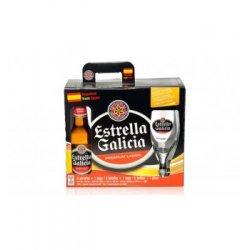 ESTRELLA GALICIA PACK 4 PORRONCITOS +COPA - Licorería Paradiso