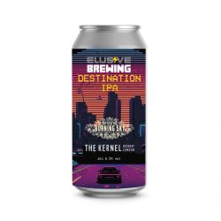 Elusive  Burning Sky  Kernel - Destination - 6.5% American IPA - 440ml Can - The Triangle