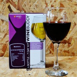 WineBuddy - Black Cherry Wine Kit - 7 Day - 6 Bottles - Brewbitz Homebrew Shop