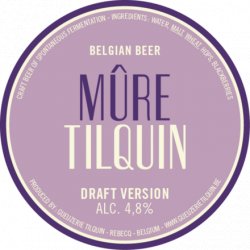 Mûre Draft Tilquin 4,8% 20 l KeyKeg - Brill & Co