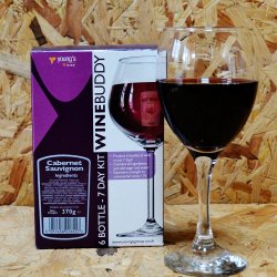 WineBuddy - Cabernet Sauvignon - 7 Day - 6 Bottles Wine Kit - Brewbitz Homebrew Shop