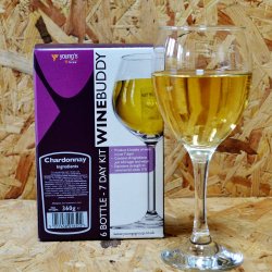 WineBuddy - Chardonnay Wine Kit - 7 Day - 6 Bottles - Brewbitz Homebrew Shop