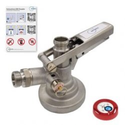 Cabezal KeyKeg 12 DSI - acero inoxidable 304 para cerveza, vino y refrescos - Todocerveza