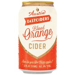 Austin Eastciders Blood Orange 6 pack 12 oz. Can - Petite Cellars