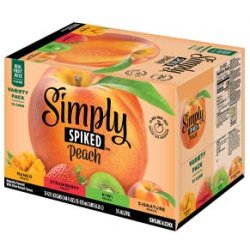 Simply Spiked Peach Variety Pack 12 pack - Outback Liquors