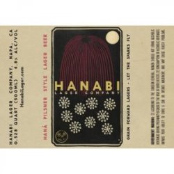 Hanabi Lager Co. Haná Pilsner Style Lager Beer 500ML  (Case of 12) - Bine & Vine