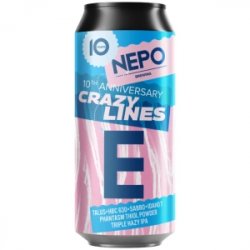 NEPO CRAZY LINES 10TH ANNIVERSARY  Triple Hazy Ipa - Sklep Impuls