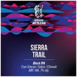 ARTEZAN SIERRA TRAIL  BLACK IPA - Sklep Impuls