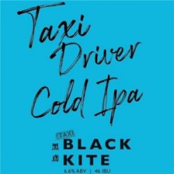 Black Kite Taxi Driver Cold IPA - Craftissimo