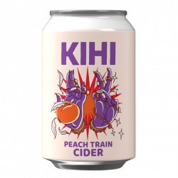 Urbanaut. Kihi Peach Train Cider - Urbanaut Brewing