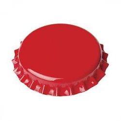 Bolsa chapas cerveza color rojo (200gr) - aprox 100u - TicoBirra