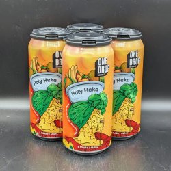 One Drop Holy Heka Mango, Banana And Peach Smoothie Sour Can 4pk - Saccharomyces Beer Cafe