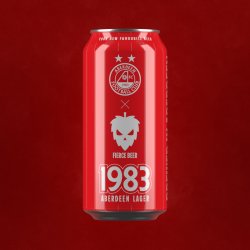 Fierce Beer 1983 Lager (Aberdeen FC Collab)