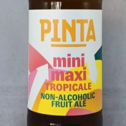 Pinta Mini Maxi Tropicale  non-alcoholisch  50cl - Gedeelde Vreugde