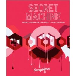 Secret Machine  Cherry Cobbler Pie A La Mode   Dewey Brewing - Craft Beer Dealer