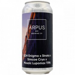 Ārpus Brewing Co.  QDH Enigma x Strata x Simcoe Cryo x Mosaic Lupomax TIPA - Rebel Beer Cans