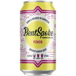 Bentspoke Brewing Co. Fixie Ginger Beer Cans 375ml - BoozeBud