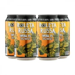 Pack 4 s Roleta Russa Imperial IPA Lata 350ml - CervejaBox