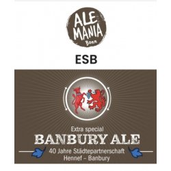 Ale-Mania ESB  Banbury Ale - Craft Beer Dealer