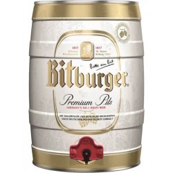 Bitburger 5 Litre Mini Party Keg - Molloys