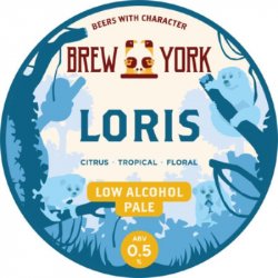 BREW YORK BREWERY Loris (EKEG SANKEY) 0.5% - Beer Paradise