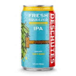 Deschutes Fresh Squeezed Non Alcoholic IPA 24 pack12 oz cans - Beverages2u