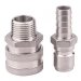 KIT DESCONECTOR RAPIDO DE ACERO INOX NPT 12 