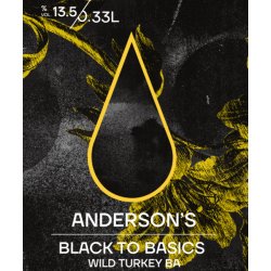 Black To Basics (Wild Turkey BA)   Anderson ´brewery - Craft Beer Dealer